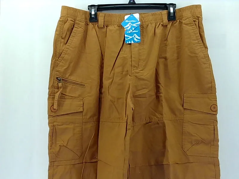 Men's Orange Cargo Work Shorts Size US 40