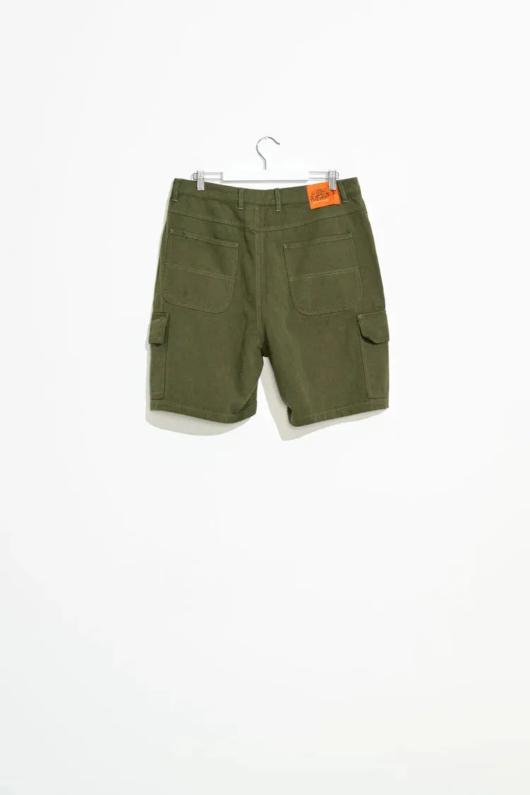 MISFIT - East Mash Cargo Short - Army Green