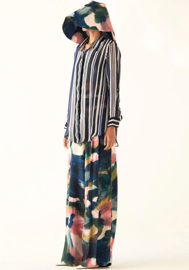 Moonbloom Stripes Shirt Set