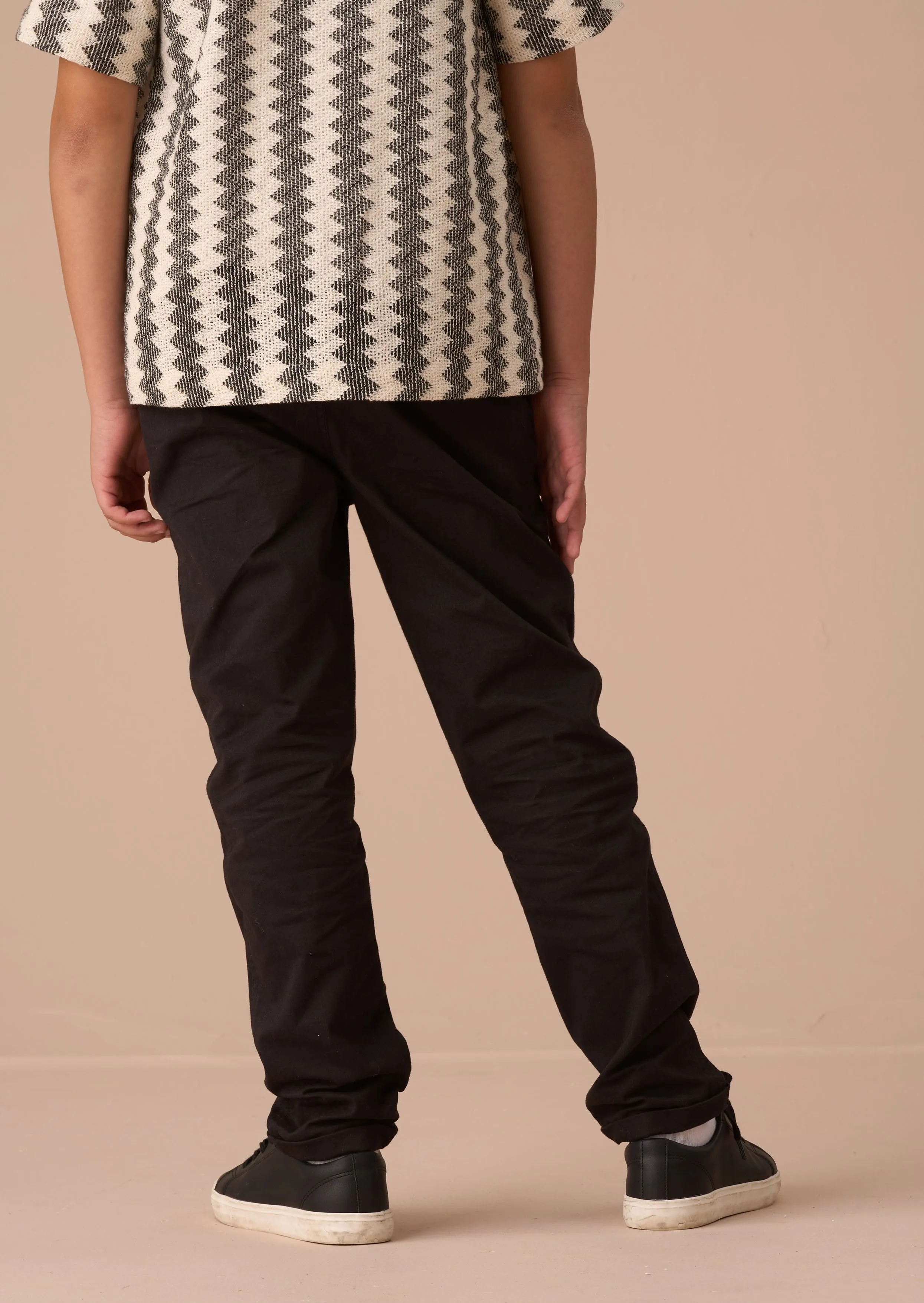 Oscar Black Smart Chino Trouser