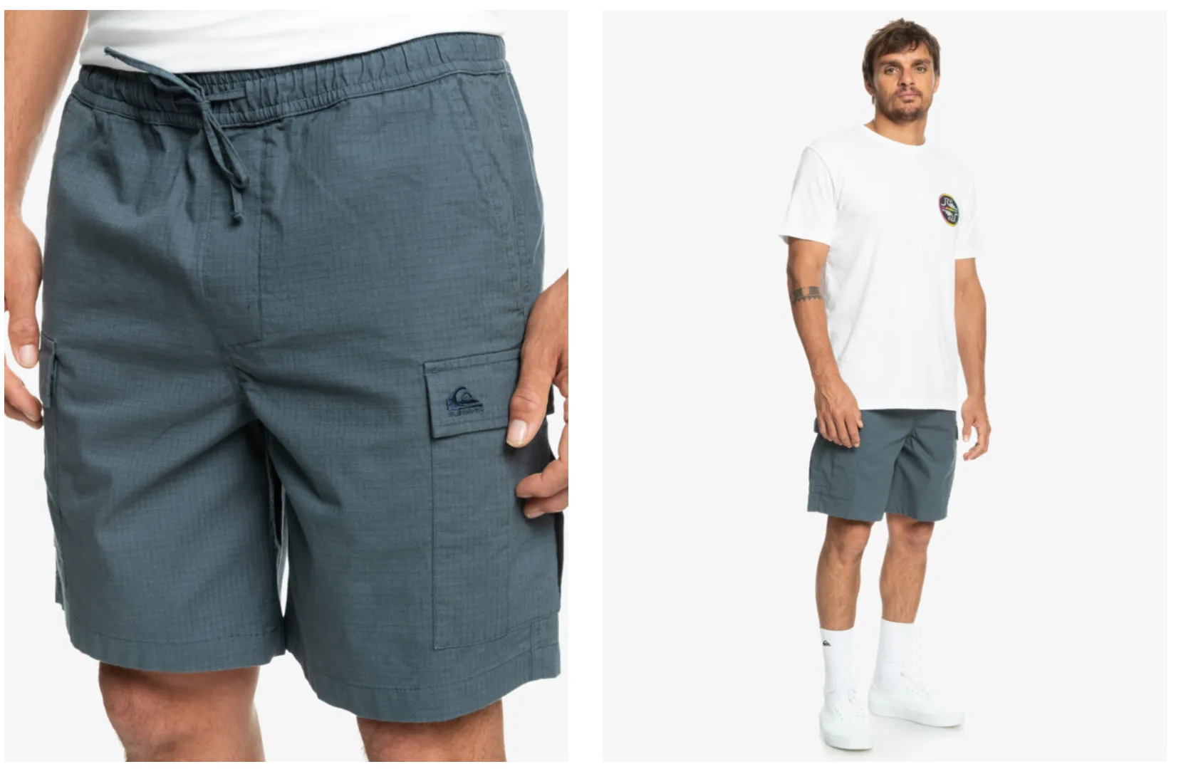 Quiksilver Cargo Taxer - Elasticated Cargo Shorts For Men