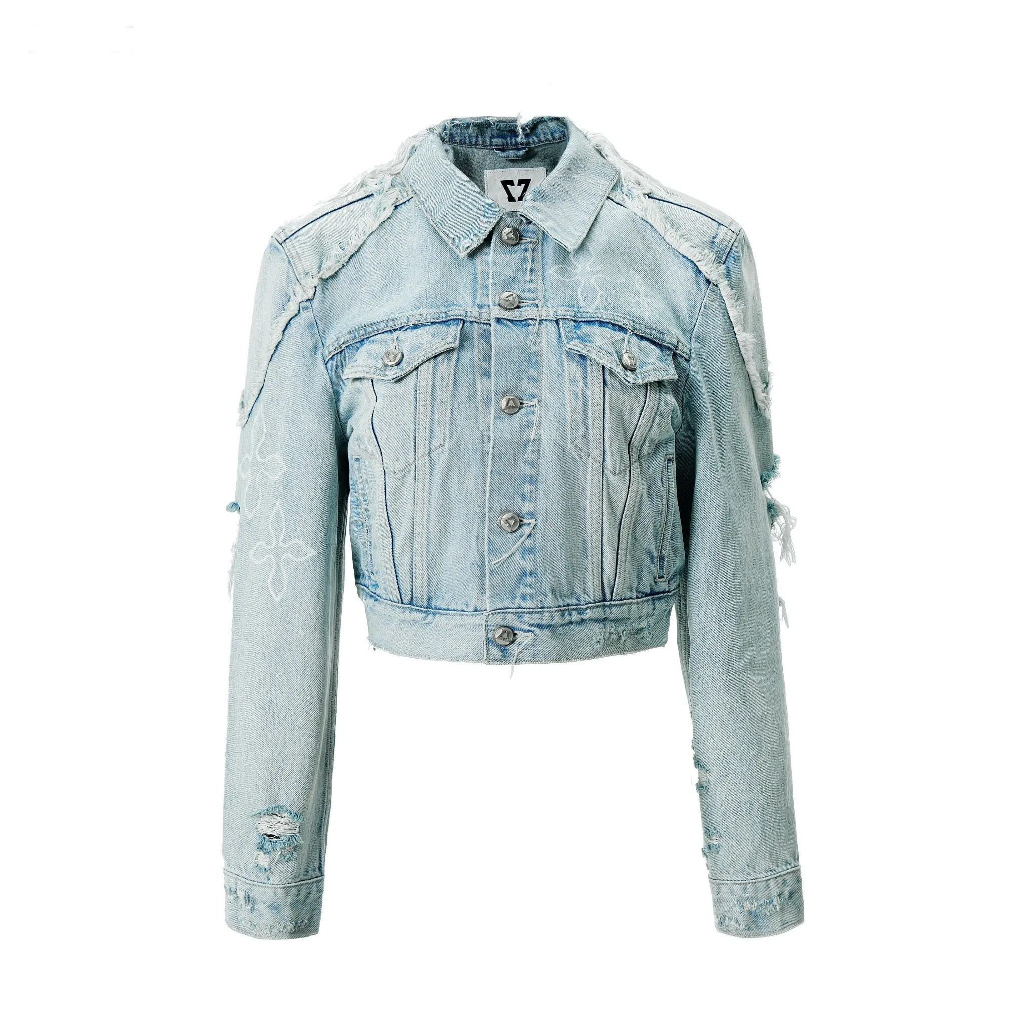 Rider Destroyed Denim Jacket