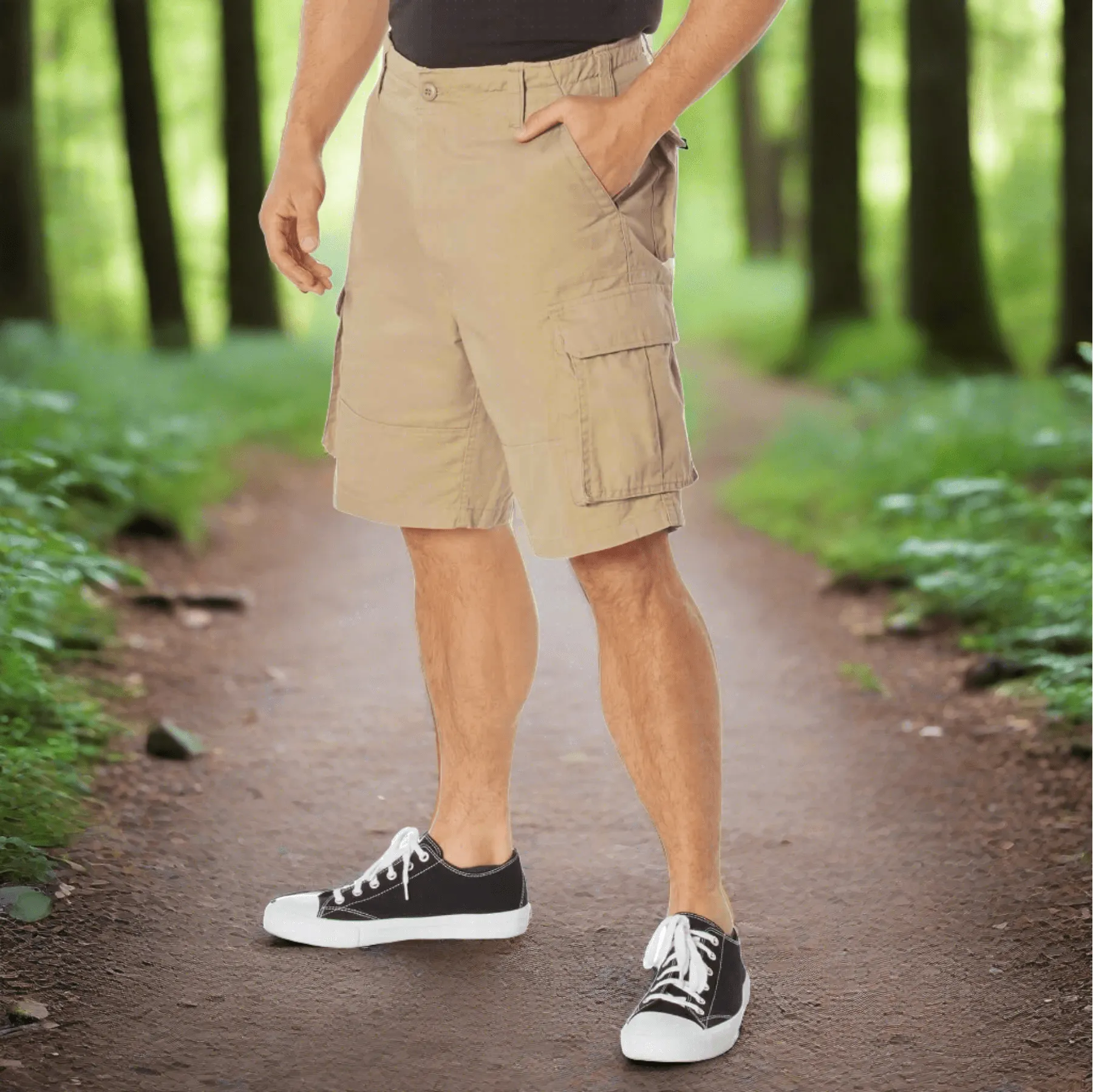 Rothco Vintage Solid Paratrooper Cargo Shorts