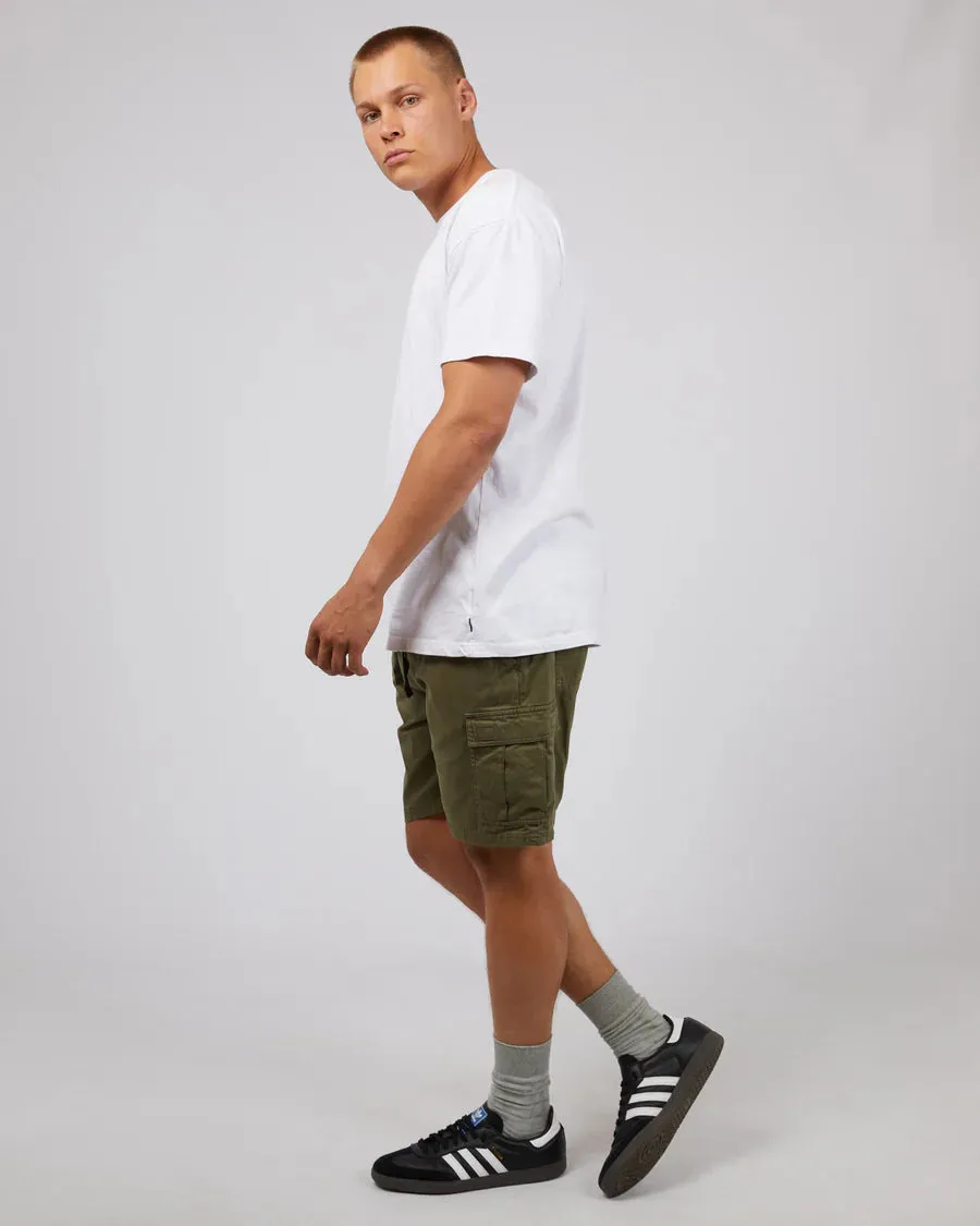 SILENT THEORY - Utility Cargo Short - Khaki