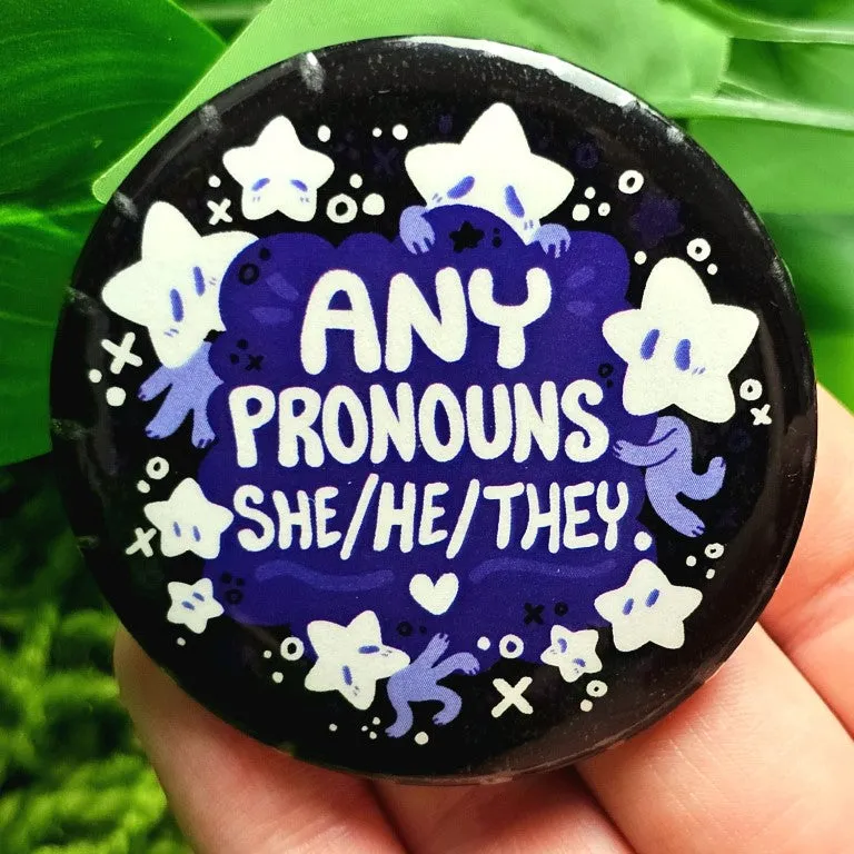 Star Baby Large Pronoun Buttons