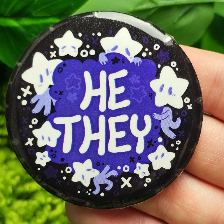 Star Baby Large Pronoun Buttons