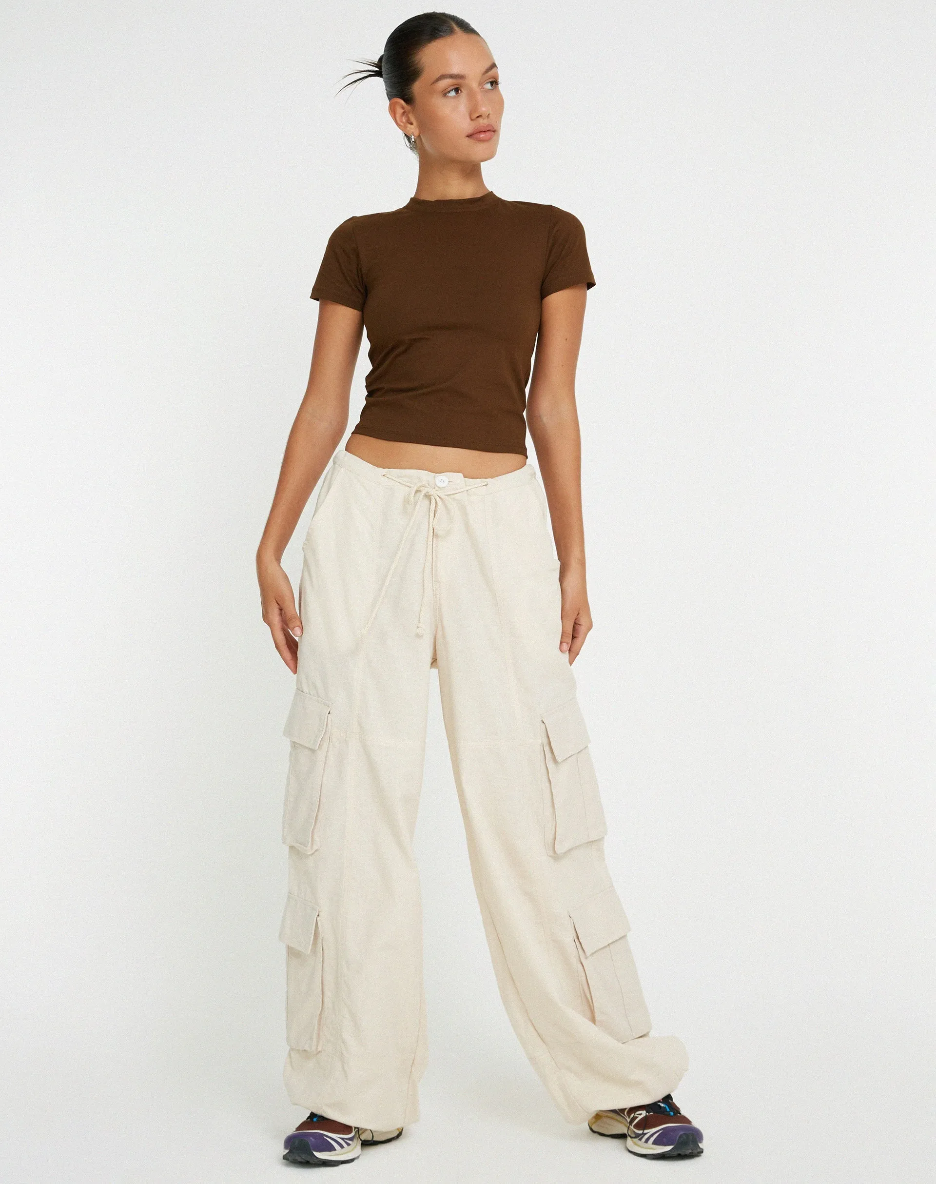 Surtie Crop Top in Cocoa