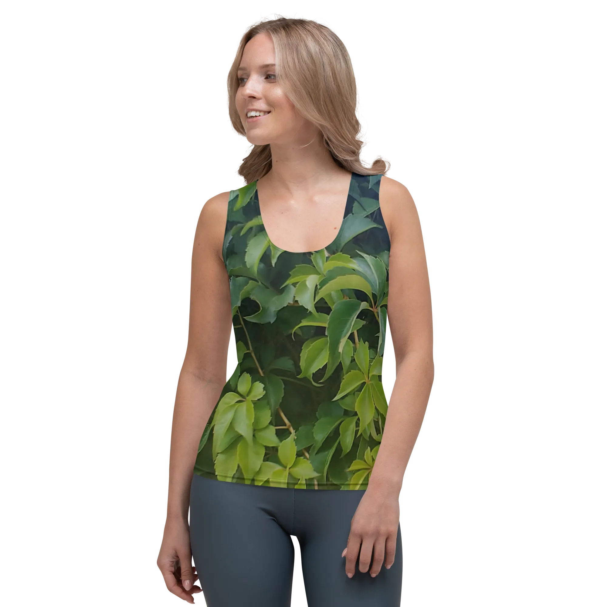 The EARTH LOVE Collection - "Valiant Virginia Creeper" Tank Top