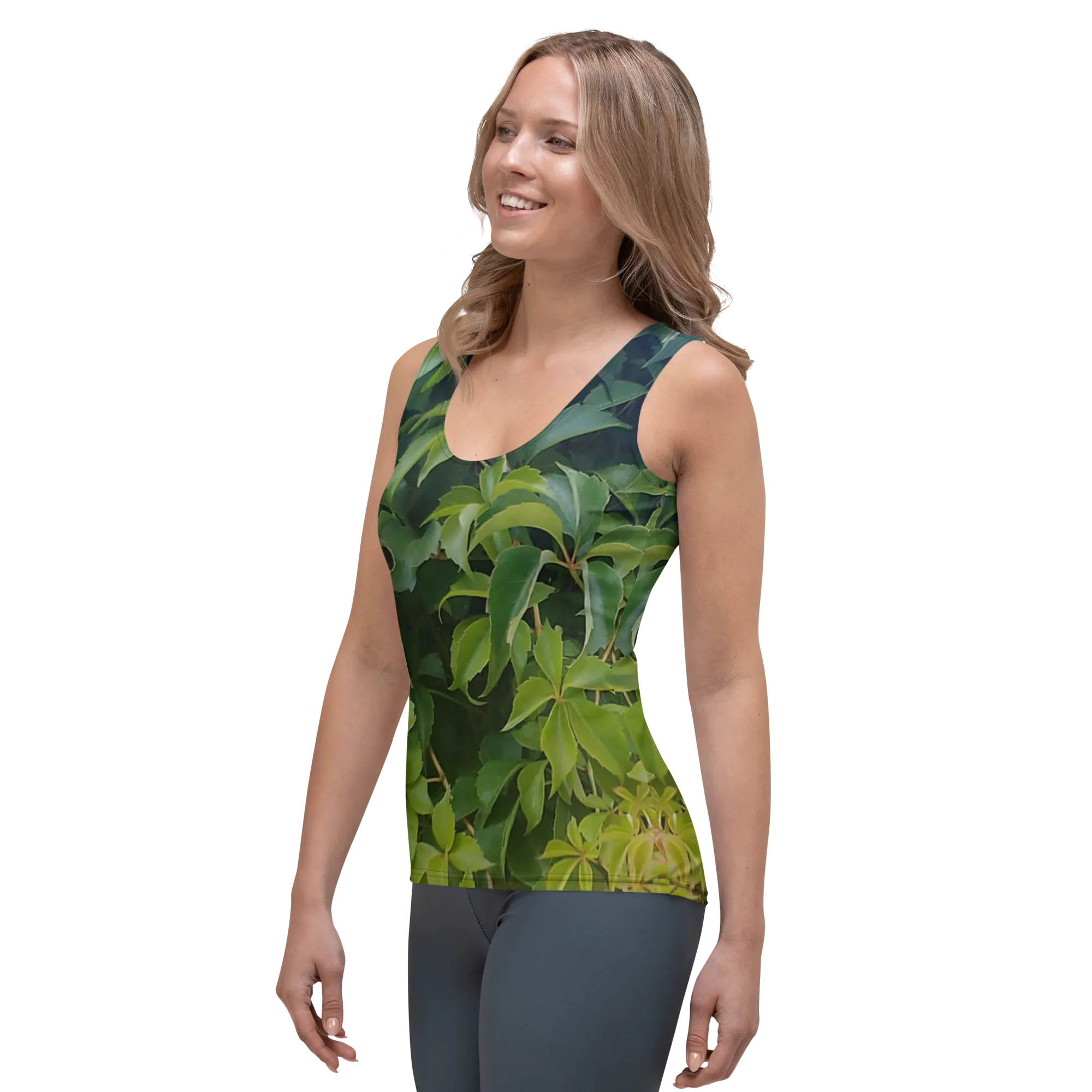 The EARTH LOVE Collection - "Valiant Virginia Creeper" Tank Top