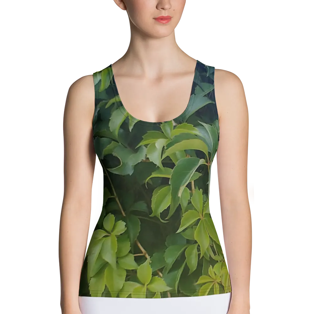 The EARTH LOVE Collection - "Valiant Virginia Creeper" Tank Top