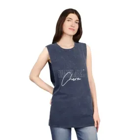 Unisex Stonewash Tank Top: 100% Pre-Shrunk Cotton, Lightweight & Stylish