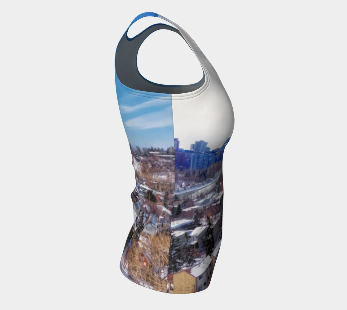 Women's All-Over Fitted Long Tank Top - McHugh Bluff Winter